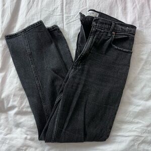 Abercrombie & Fitch Dark Gray Straight Jeans